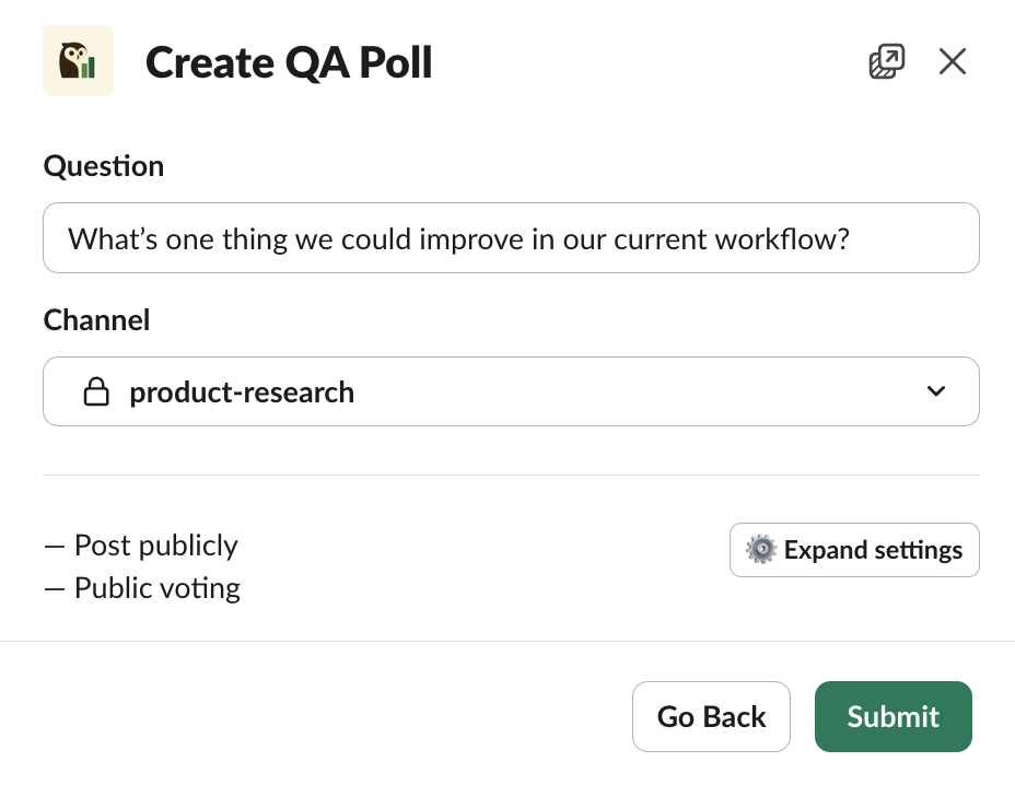 Q&A Polls